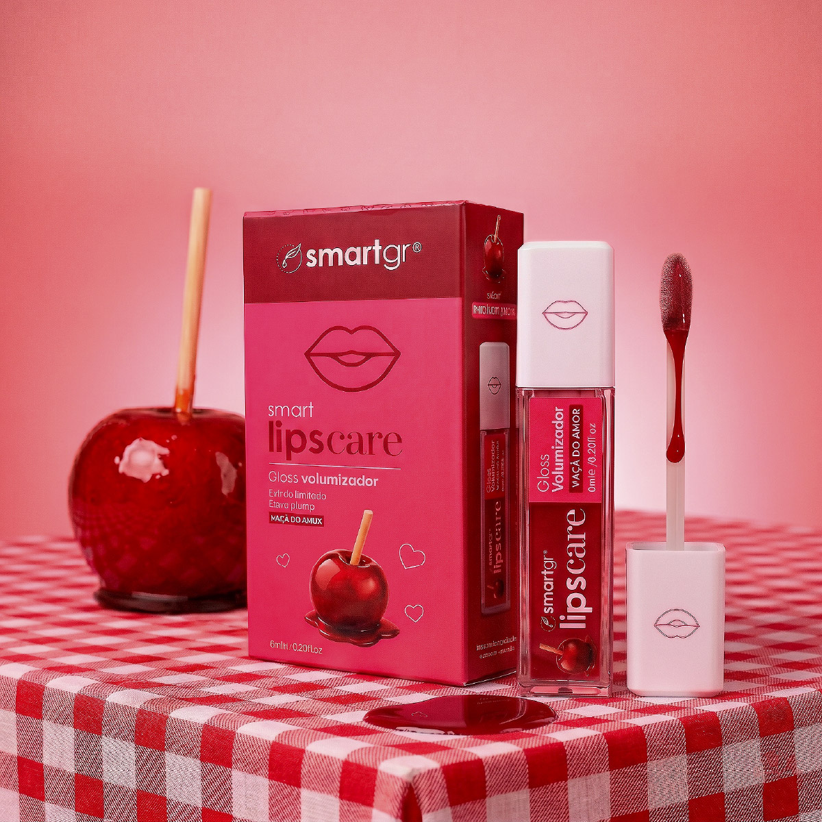 Gloss Volumizador Maçã do Amor Smart Lips Care